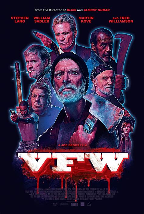 First Poster For Action Horror Vfw A Group Of Vietnam War Veterans