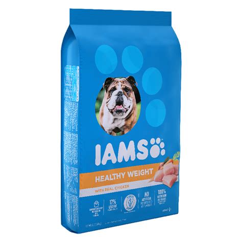 Adult Healthy Weight Control Dry Dog Food With Real Chicken Iams