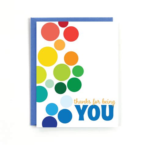 Thanks For Being You Card Public School Paper Co Salt And Honey Market