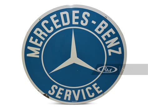 Mercedes benz financial services logo png. "Mercedes-Benz Service" with Logo Porcelain Sign | Auburn ...