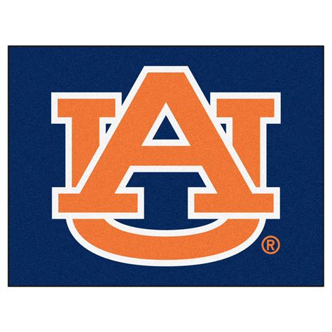 3375 X 425 Auburn University Au Logo All Star Rectangle Mat Floor