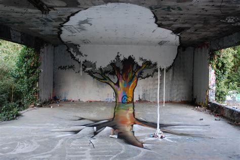 When Street Artists Merge Nature With Their Works Photo