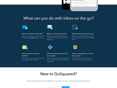 Gosquared Inbox App Page By James Gill For Gosquared On Dribbble
