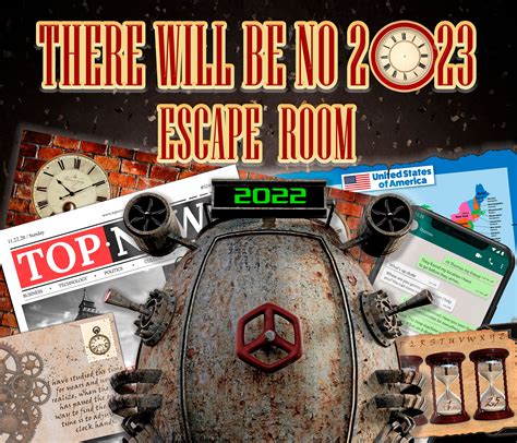 New Years Escape Room Game Kit Adults And Teens Mystery Etsy