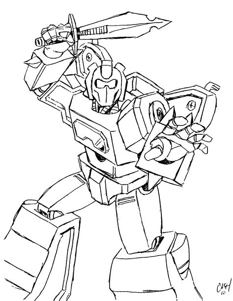 Free Printable Transformers Coloring Pages For Kids