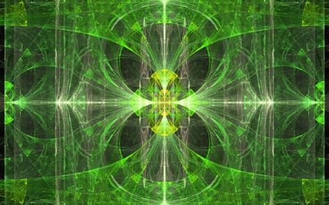 Green Kaleidoscope Glare Fractal Pattern 4k Hd Abstract Wallpapers Hd