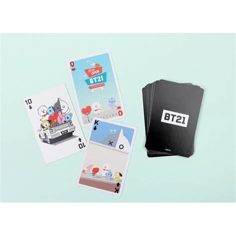 Bts Character Bt21 Playing Card Etsy