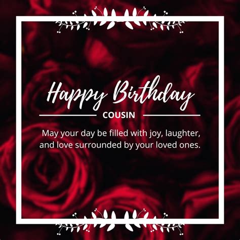 120 Birthday Wishes For Cousin Happy Birthday Cousin Sister Brother