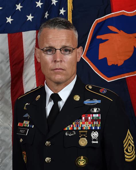 Command Sergeant Major Robert T Priest Us Army Reserve Article View