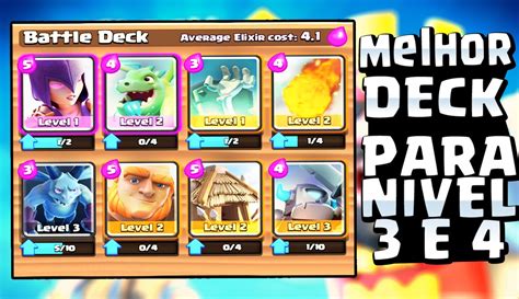 The best deck for arena barbarian bowl in clash royale. MELHOR DECK ! PARA NIVEL 3 E 4 - CLASH ROYALE - YouTube