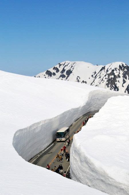 Heavy Snow Bus Road Winter Alps Mountain Holiday Christmas