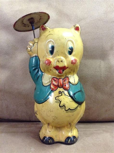 Marx Porky Pig Wind Up Tin Toy From 30s Ebay