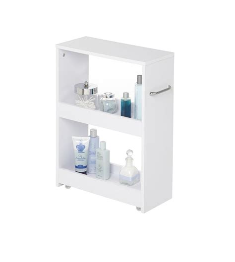 Sold and shipped by costway. Image for Slimline White Bathroom Storage Set from studio ...