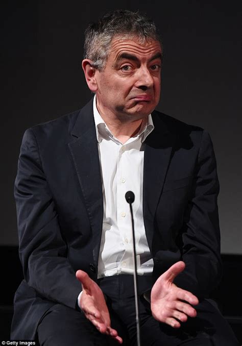 Rowan Atkinson Revives Classic Mr Bean Funny Faces Daily Mail Online