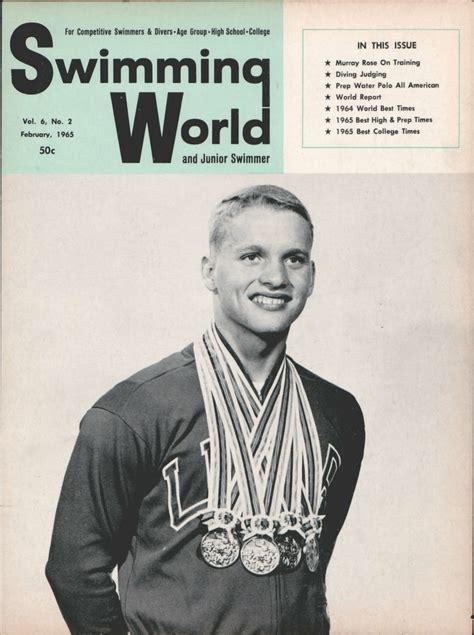 Swimming World Magazine February 1965 Issue Pdf Only Swimming World