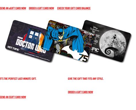 Hot topic gift card balance. GIFT CARDS | Hot Topic (With images) | Gift card, Egift card, Gift card balance