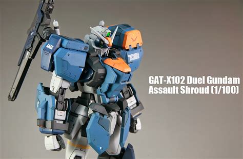 Custom Build Mg 1100 Duel Gundam Assaultshroud