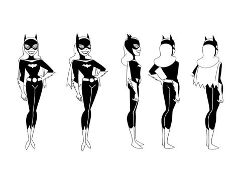 Cartoon Concept Design Batman The Animated Series Model Sheets