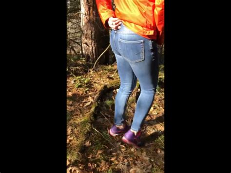 Mrs Flood Pees Herself On A Forest Hike Female Omorashi