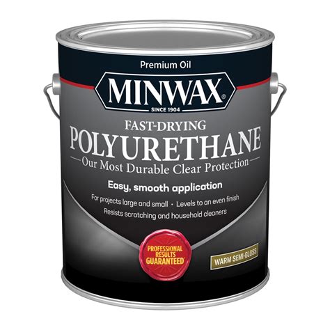 Minwax Fast Drying Polyurethane Semi Gloss Oil Based Polyurethane