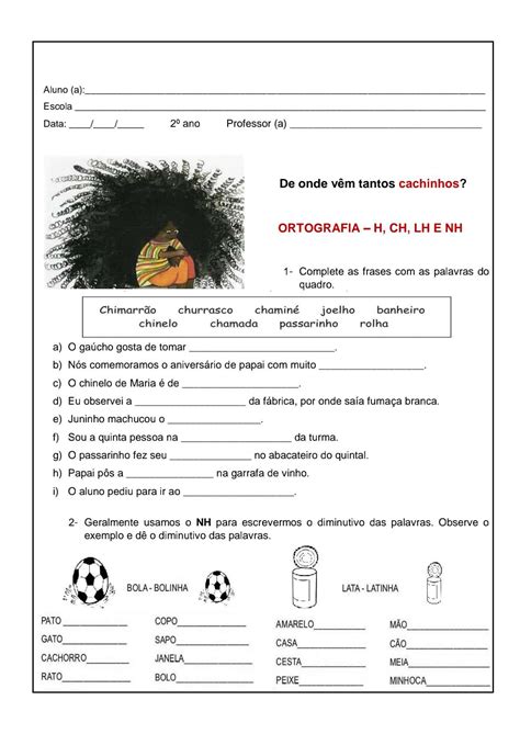 Cabelos De Lele Atividades
