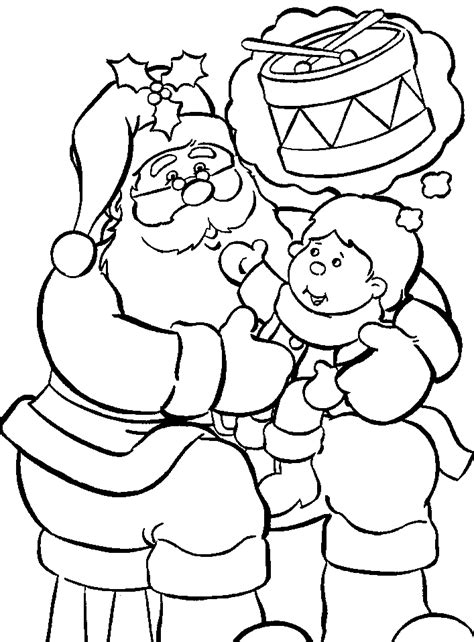 Navidad imagenes para colorear PAPA NOEL