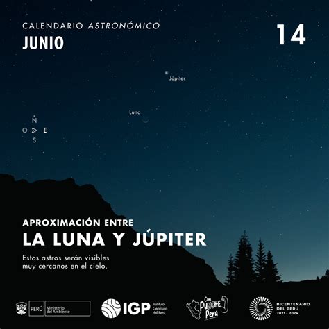 Instituto Geofísico Del Perú On Twitter La Luna 🌕 Y Júpiter Serán