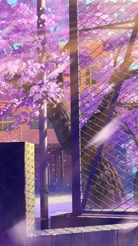 Hd wallpapers and background images. Download wallpaper 800x1420 anime, school, winter street ...