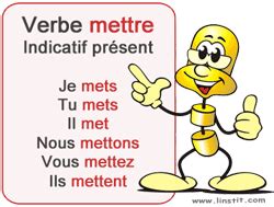 Elle est également proposée sous la dénomination commerciale airbox 4g holiday. Toute la conjugaison - Verbe mettre - Conjugaison et exercices