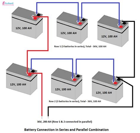 Connection Of Batteries In Series And Parallel In 2021 Connection