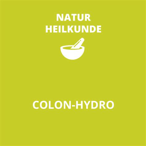 Naturheilkunde Heilpraktikerbedarf Colon Hydro Therapie