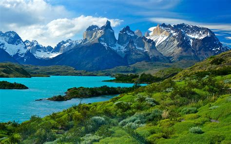 The Picturesque National Park Torres Del Paine National