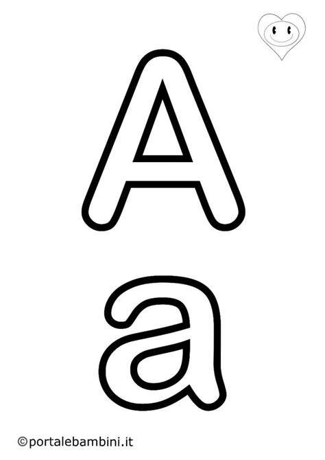 Campione Già larghezza disegni lettere alfabeto da stampare