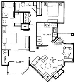 Plans from 1500 to 1799 sq.ft. 1200 sq ft condo floor plan - Google Search | Condo floor ...