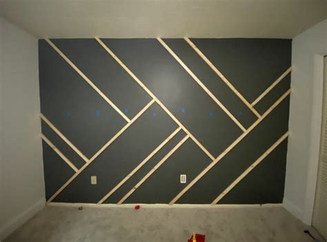 Geometric Accent Wall Hometalk