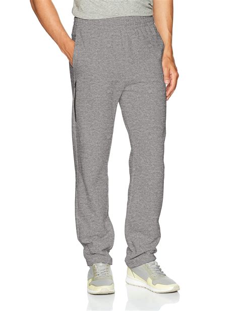 Russell Athletic Cotton Rich Fleece Open Bottom Sweatpants With Pockets