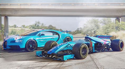 Best new sports cars of 2021. Bugatti F1 Racing Concept 2021 by Olcay Tunkay Karabulut - Tuvie