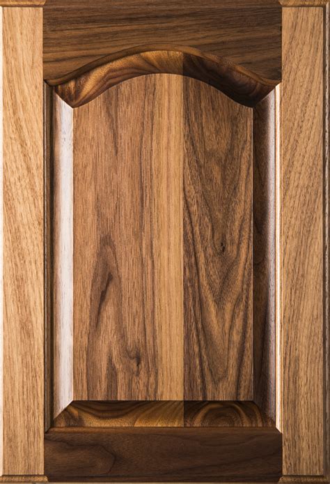 Which are making a bit of a comeback, btw. Cathedral Arch Walnut Raised Panel Cabinet Door I Boone, NC