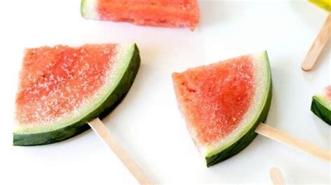 Tequila Soaked Watermelon Slice Popsicles Are So Easy To