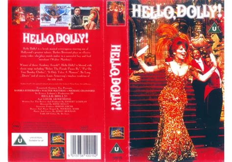 Hello Dolly 1969 On Fox Video United Kingdom Vhs Videotape