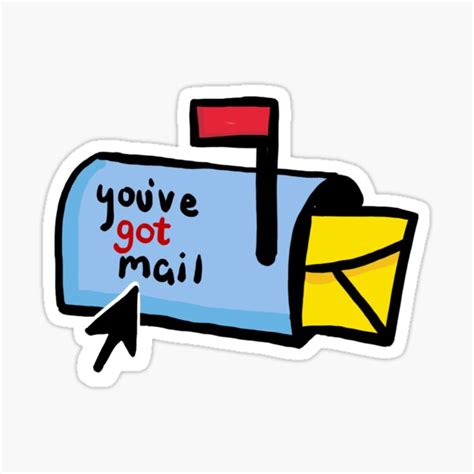You Ve Got Mail Sticker For Sale By MsKayleenMarie Redbubble