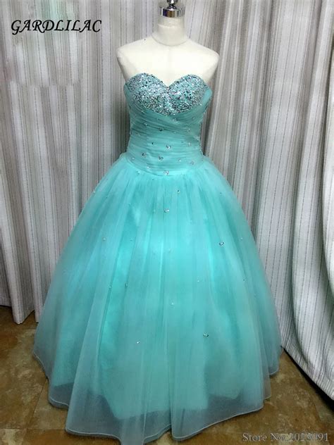 New Mint Quinceanera Dresses Sweetheart Ball Gown Long Prom Dress Tulle