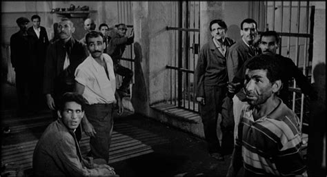 Brahim hadjadj, jean martin, yacef saadi and others. The Battle of Algiers Blu-ray