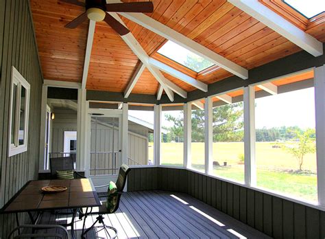 Screened Porch With Trex Decking G Christianson Construction