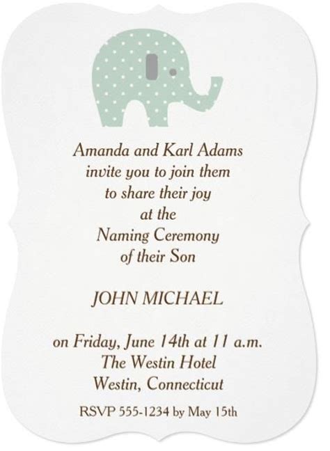 The methods of the practice differ over cultures and religions. 15+ Print Ready Naming Ceremony Invitation Template - PSD ...
