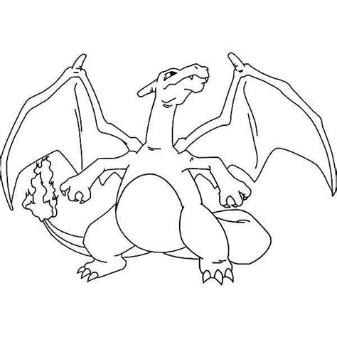 As mega charizard x, her body and legs look healthier physically, even though her arms remain thin. Awesome Drawing of Charizard Coloring Page - NetArt