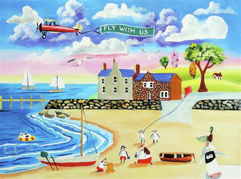 Animals At The Seaside Painting By Gordon Bruce Fine Art America