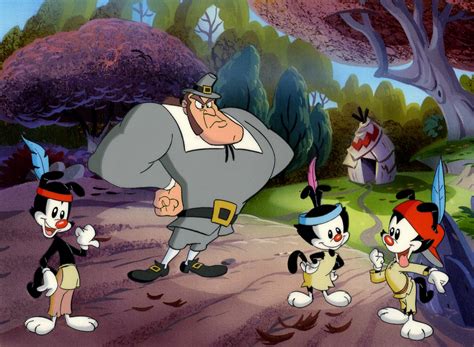 Omedetou means congratulations and is often used as we say happy… in english. Cartoonatics: Happy Thanksgiving from "Animaniacs"
