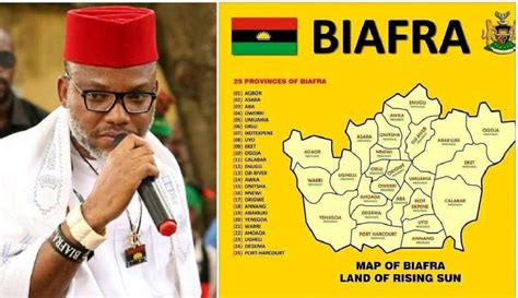See The New Map Of Biafra Released By Nnamdi Kanu Check Out All The