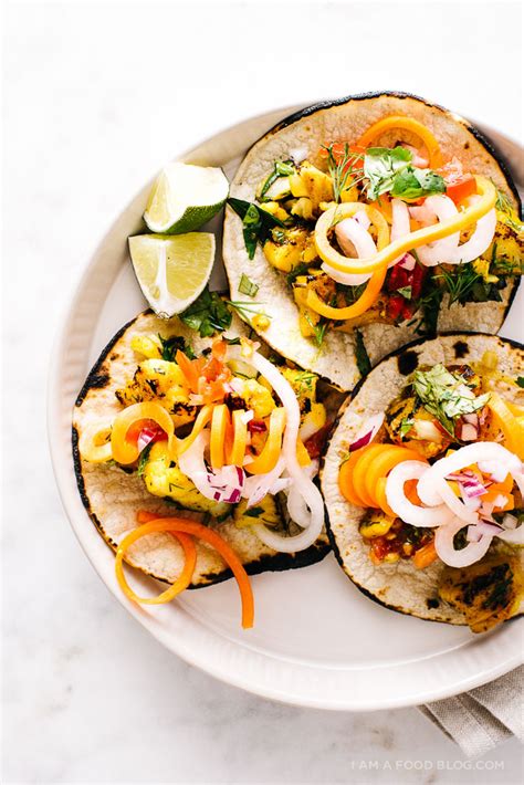 Vietnamese Fish Tacos With Quick Pickled Carrots And